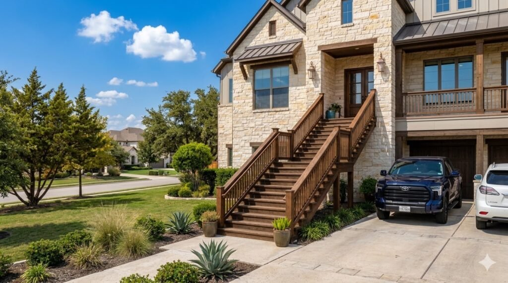 beautiful stair build in texas